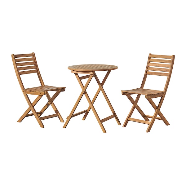 Alaterre Furniture Cabot Folding Table and Chair Set - Round Table and 2 Chairs ANBT01ANO - main